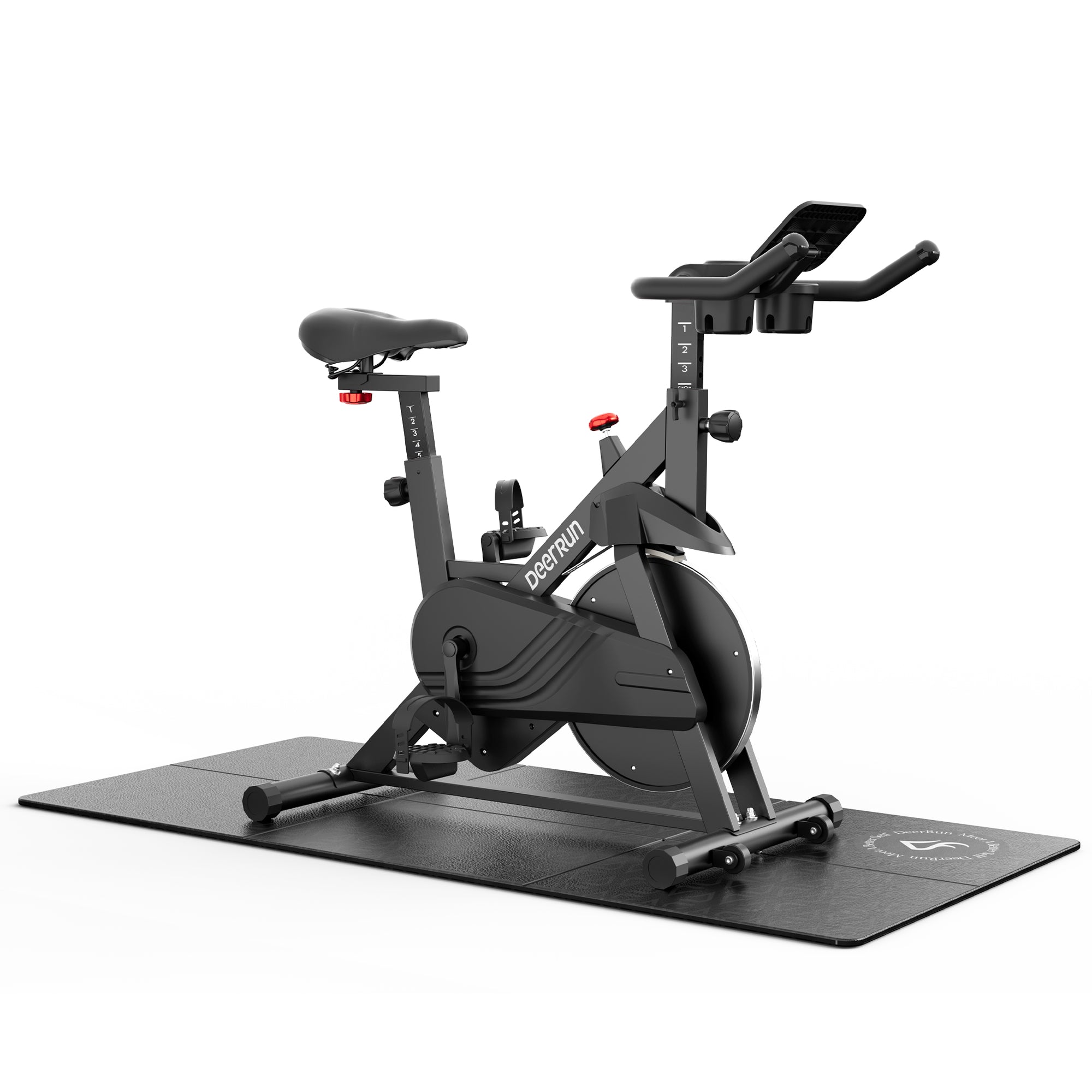 DeerRun S500 Indoor Adjustable Magnetic Resistance Silent Belt Smart Cycling Bike with PitPat App