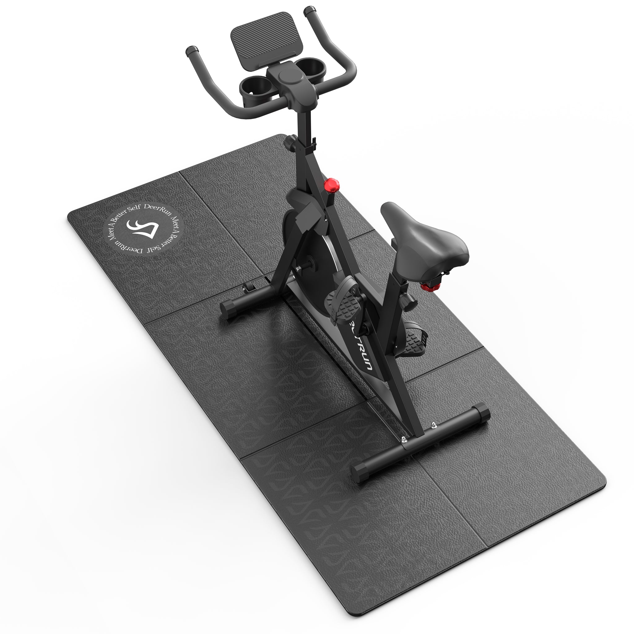 DeerRun S500 Indoor Adjustable Magnetic Resistance Silent Belt Smart Cycling Bike with PitPat App