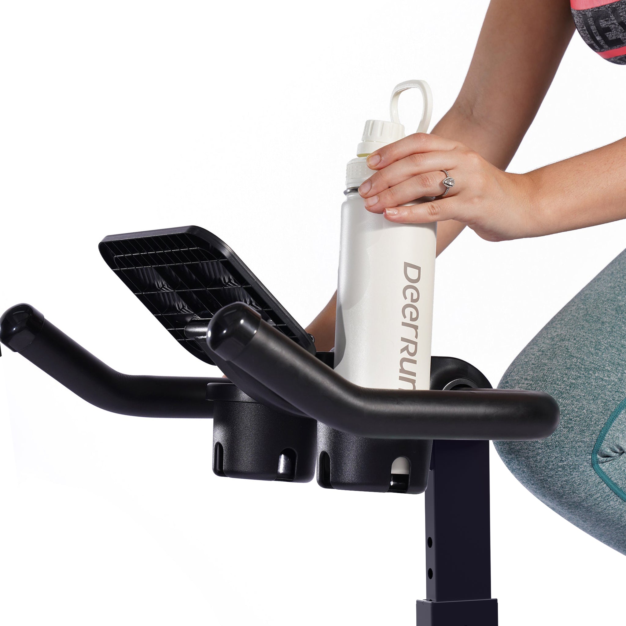DeerRun S500 Indoor Adjustable Magnetic Resistance Silent Belt Smart Cycling Bike with PitPat App