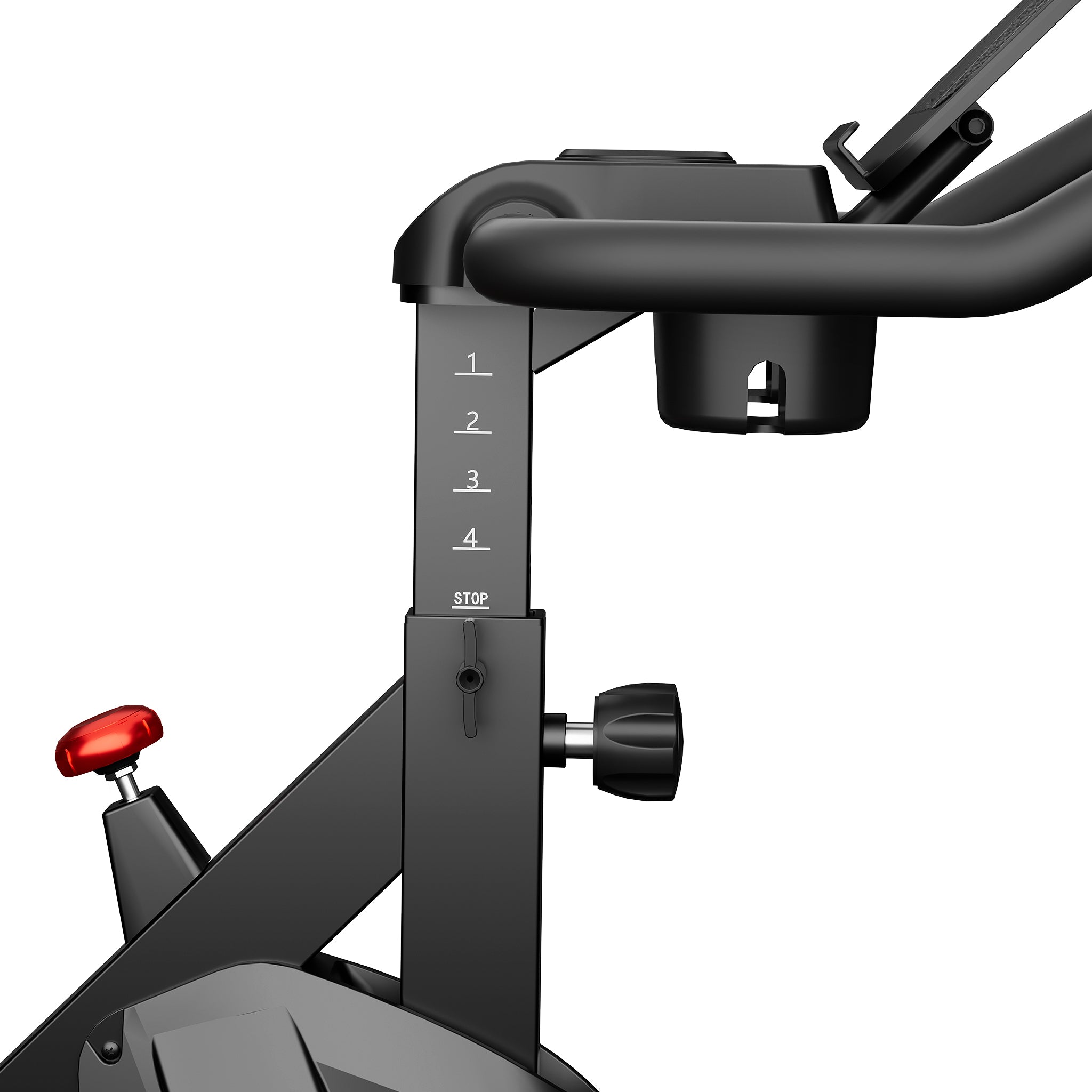 DeerRun S500 Indoor Adjustable Magnetic Resistance Silent Belt Smart Cycling Bike with PitPat App