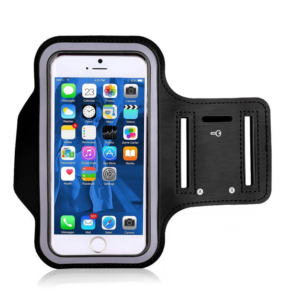 DeerRun® Adjustable Running Phone Armband - Fits iPhone 15 and Similar Sized Models