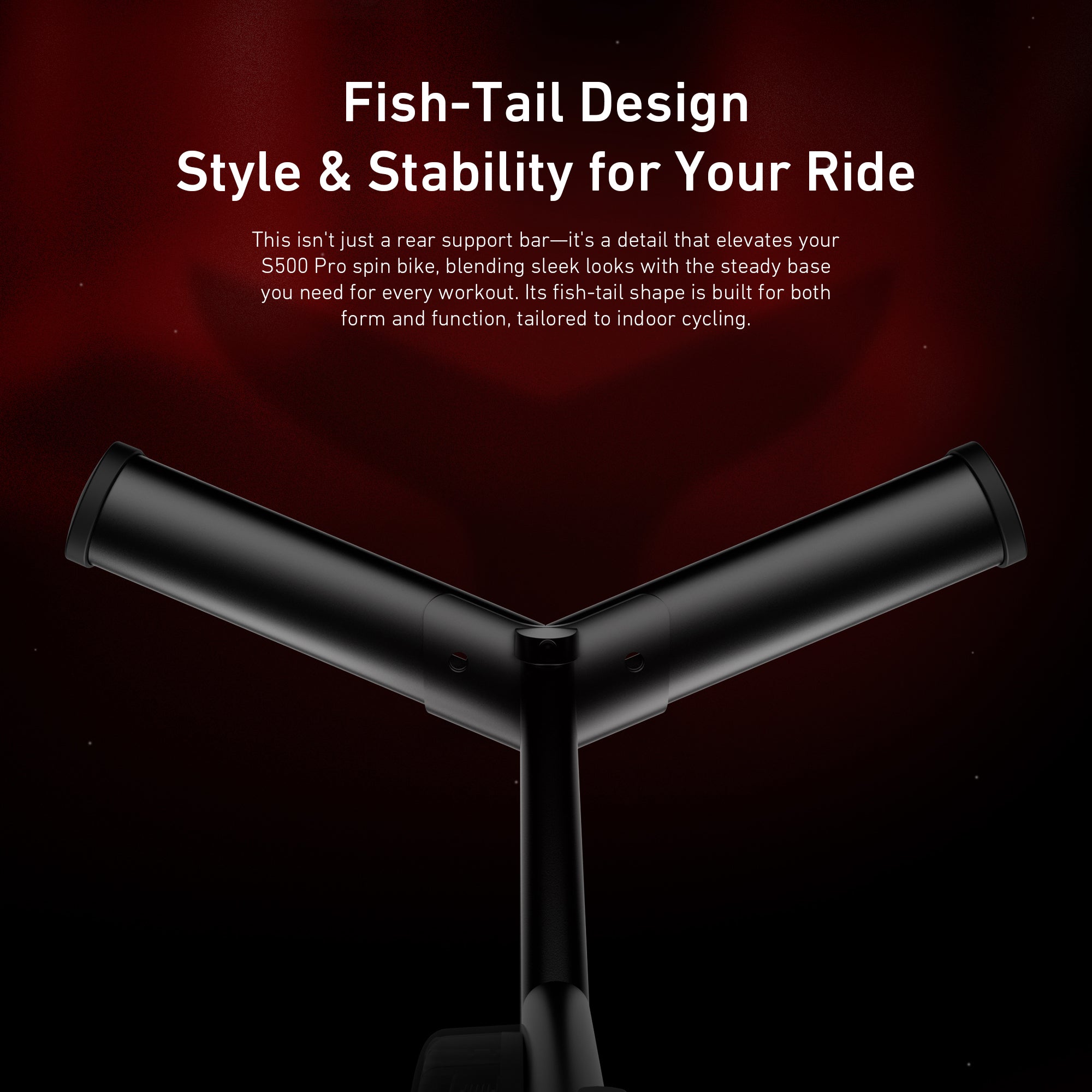 DeerRun S500 Pro King Size Indoor Exercise Bike for Tall Riders 32 Magnetic Resistance, LED Screen